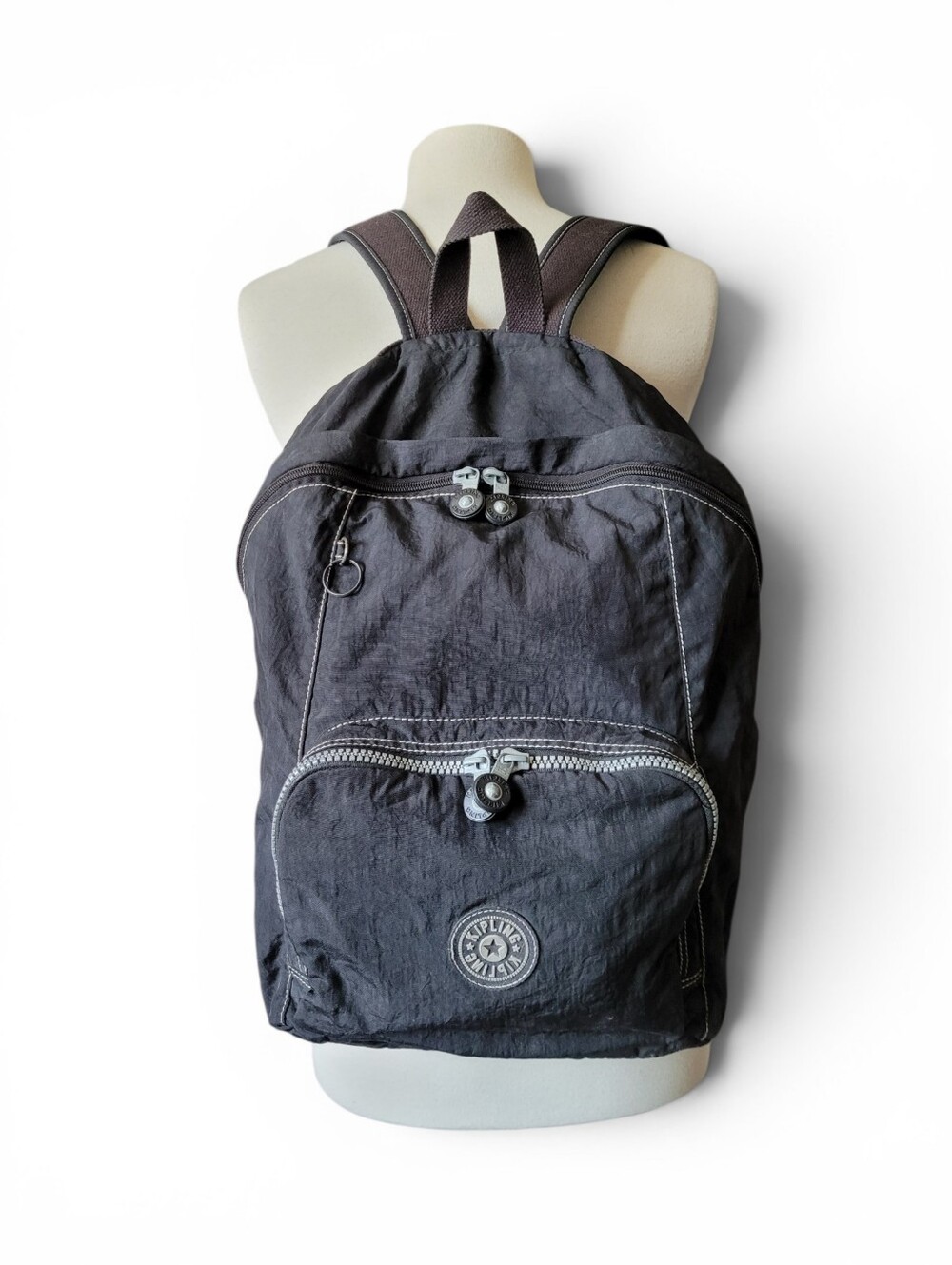 Vintage Y2K Kipling Ridge Backpack  Black